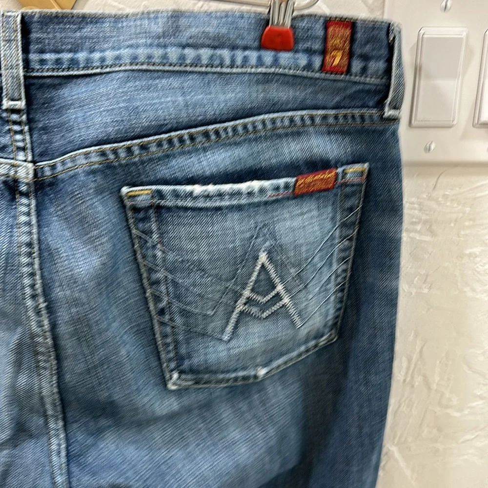 7 For All Mankind Men’s A Pocket Bootcut Jeans (36 x 27)